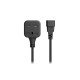 Cablu adaptor de alimentare IEC C14 UniFi Ubiquiti, Scurt, UACC-Cable-C14-SK-G